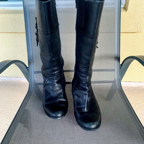 Clarks Women's Ingalls Vicky Black Boots - Picture 3 of 3